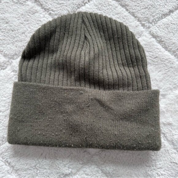 Carhartt | Olive Gray Rib Knit Hat | One Size Fits Most - Picture 5 of 6